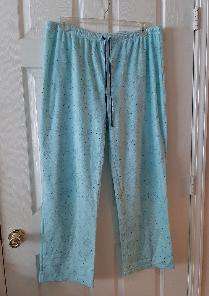 Adonna Celetial Blue Fleecr Pajamas Pants